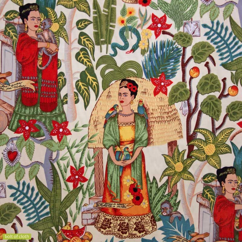 Workshop Fabric (Frida in Tea)