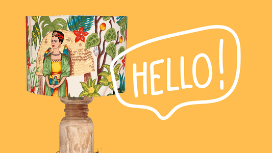 Welcome to the blog. Lampshade says 'Hello!'