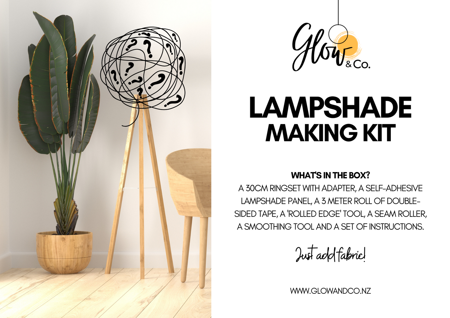 Lampshade Making Kit (Scallop 30cm)