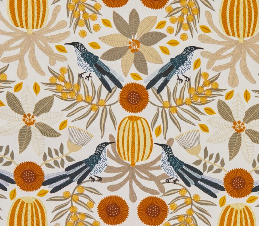 Workshop Fabric (Wattlebirds)