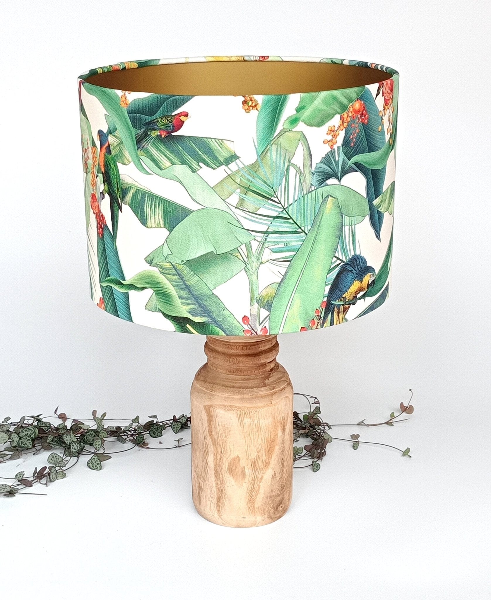 Glow&Co Lil' Bit Lux: Tropical Green Lampshade