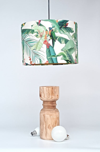 Glow&Co Lil' Bit Lux: Tropical Green Lampshade